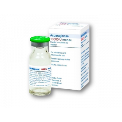 ASPARAGINASE - MEDAC 10000 IU ( L-ASPARAGINASE ) FOR IV & IM INJECTION VIAL